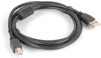 Кабель Gemix USB2.0 A-папа/B-папа с ф/фильтром 3.0m черный GC 1614-3