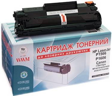 Картридж WWM HP LJ P1566/P1606/Canon 728 аналог CE278A LC49N
