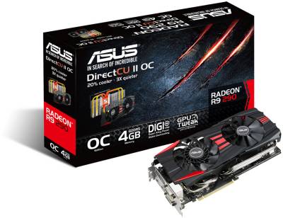 Видеокарта ASUS Radeon R9 290 4GB R9290-DC2OC-4GD5