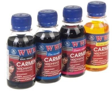 Чернила WWM CARMEN/SET.4-2