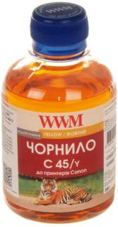 Чернила WWM CANON CL441/ 446/ CLI-451 Yellow (C45/ Y) 200г C45/Y