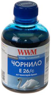Чернила WWM EPSON XP-600/ XP-605/ XP-7005 (Cyan) (E26/C) 200г