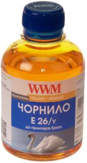 Чернила WWM EPSON XP-600/ XP-605/ XP-7005 (Yellow) (E26/Y) 200г
