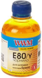 Чернила WWM EPSON L800 Yellow (E80/Y) 200г