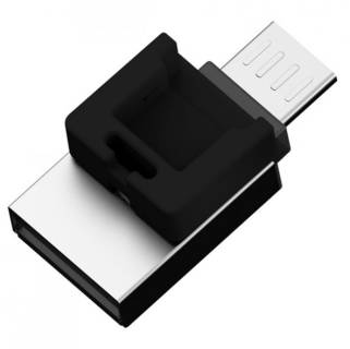 Флеш-память USB Silicon Power Mobile X20 16Gb Black USB 2.0 + OTG SP016GBUF2X20V1K