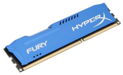 Оперативная память Kingston HyperX FURY Blue DDR3 8Gb 1600MHz CL10 HX316C10F/8