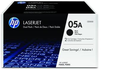 Картридж HP LJ  05A P2035/P2055d/2055dn DUAL PACK CE505D