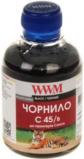 Чернила WWM CANON CLI451B Black (C45/B) 200г