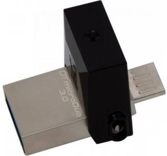 Флеш-память USB Kingston DataTraveler microDuo 64GB USB 3.0 + microUSB DTDUO3/64GB