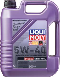 LIQUI MOLY Diesel Synthoil 5W-40 Diesel Synthoil 5W-40 5л