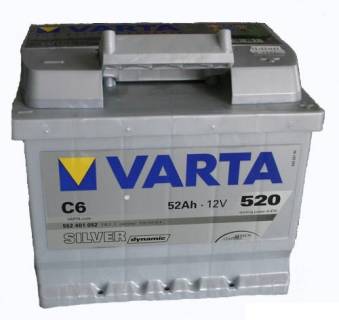 Varta Silver Dynamic 52Ah C6 5524010523162