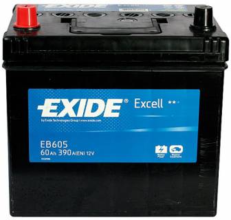 Exide Excell 60Ah EB605