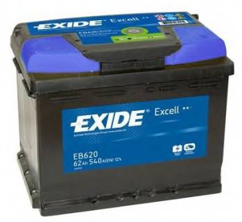 Exide Excell 62Ah EB620