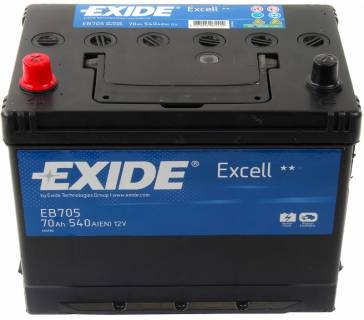 Exide Excell 70Ah EB705