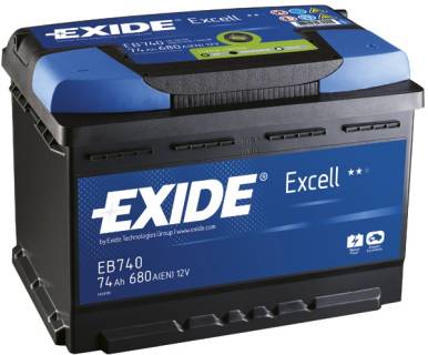 Exide Excell 74Ah EB740