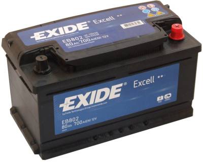 Exide Excell 80Ah EB802