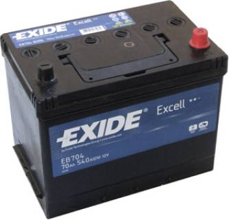 Exide Excell 70Ah EB704