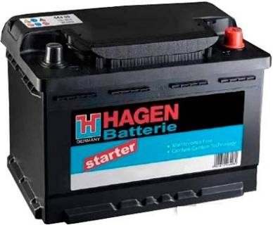 HAGEN Starter 74Ah 57412 R