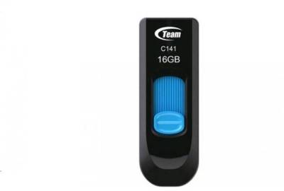 Флеш-память USB Team C141 16GB Blue USB 2.0 TC14116GL01