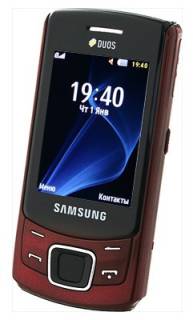 Смартфон Samsung Slider GT-C6112 Duos (Deep Red) GT-C6112QRASEK