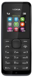 Смартфон Nokia Asha 105 Black DUOS A00025708