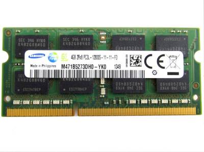 Оперативная память Samsung So-Dimm DDR3 4GB 1333MHz CL11 M471B5273DH0-YK0