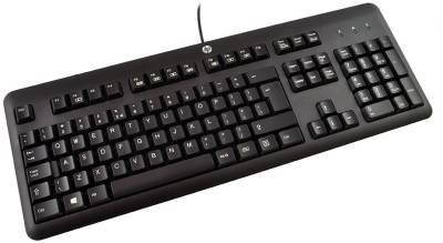 Клавиатура HP USB Keyboard black QY776AA#ACB