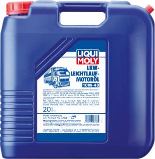 LIQUI MOLY LKW-Leichtlauf-Motoroil 10W-40 Basic LKW-Leichtlauf-Motoroil 10W-40 Basic 20л