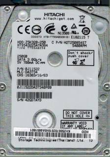 Внутренний HDD/SSD Hitachi HTS543225A7A384