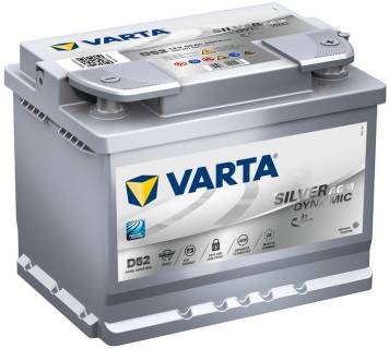 Varta Silver Dynamic AGM 60Ah 027AGM D52 560901068D852