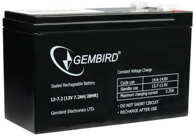 Аккумуляторная батарея Gembird BAT-12V7.2AH