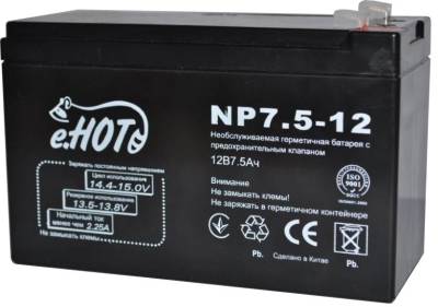 Аккумуляторная батарея Enot NP7.5-12