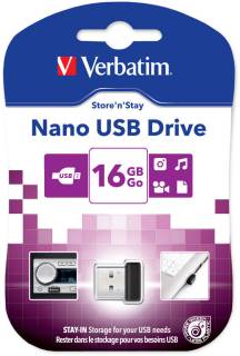 Флеш-память USB Verbatim STORE'N'GO 16Gb Black USB 2.0 97464
