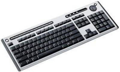 Клавиатура Chicony KB-0420 USB Black Silver 0420KUXX-BS-UA-P