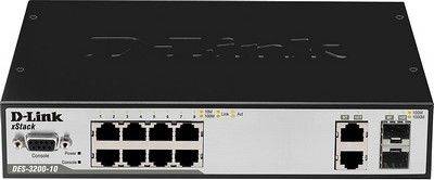 Сетевой коммутатор D-link DES-3200-10/C1A