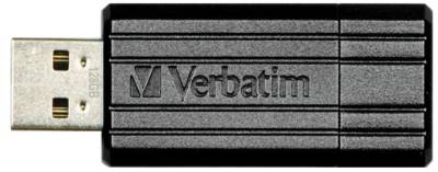 Флеш-память USB Verbatim Store N Go Pin Stripe 128Gb Black USB 2.0 49071