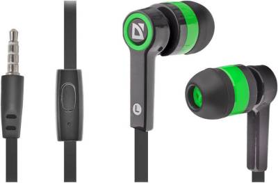 Наушники Defender Pulse 420 Black/Green 63422