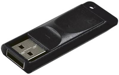 Флеш-память USB Verbatim STORE'N'GO SLIDER 16Gb Black USB 2.0 98696