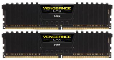 Оперативная память Corsair Vengeance LPX Black DDR4 16Gb (2x8Gb) 3200MHz CL16 Kit CMK16GX4M2B3200C16