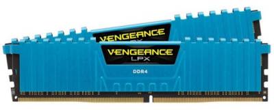 Оперативная память Corsair Vengeance LPX Blue DDR4 16Gb (2x8Gb) 3000MHz CL15 Kit CMK16GX4M2B3000C15B