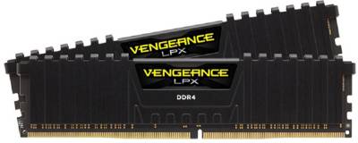 Оперативная память Corsair Vengeance LPX Black DDR4 16Gb (2x8Gb) 2400MHz CL16 Kit CMK16GX4M2A2400C16
