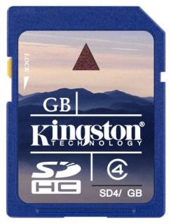 Карта памяти Kingston High-Capacity SD4/16GB