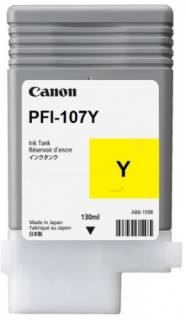 Картридж Canon PFI107 Y (130 ml) 6708B001