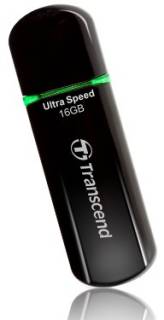 Флеш-память USB Transcend JetFlash 600 16Gb Black USB 2.0 TS16GJF600