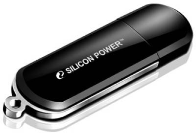 Флеш-память USB Silicon Power LuxMini 322 8GB Black USB 2.0 SP008GBUF2322V1K