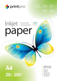 Фото бумага PrintPro PGE200020A4