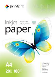 Фото бумага PrintPro PGE180020A4
