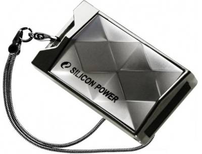 Флеш-память USB Silicon Power Touch 850 8GB Titanium USB 2.0 SP008GBUF2850V1T