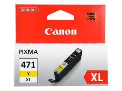 Картридж Canon CLI-471 Yellow 0403C001