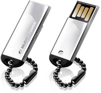 Флеш-память USB Silicon Power Touch 830 4Gb Silver USB 2.0 SP004GBUF2830V1S